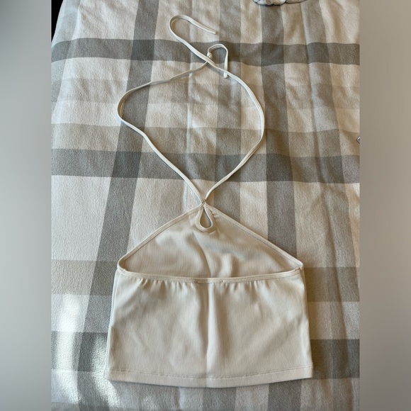 Zara High Neck Tie Top - Picture 2 of 3